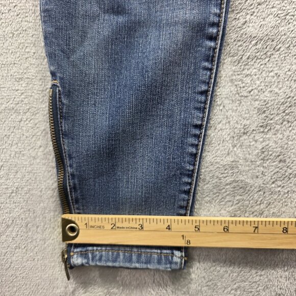 Kut From The Kloth Jeans Women's Size 6 Medium Wash Skinny Jeans Ankle Zipper - Picture 11 of 11